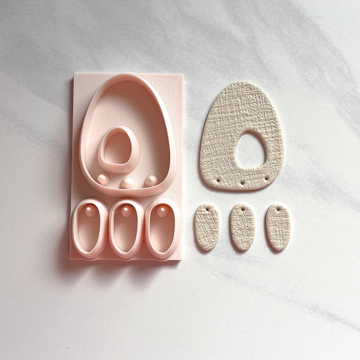 All-In-One Polymer Clay Cutter & Hole Punch Tool | Statement Earrings | U-5