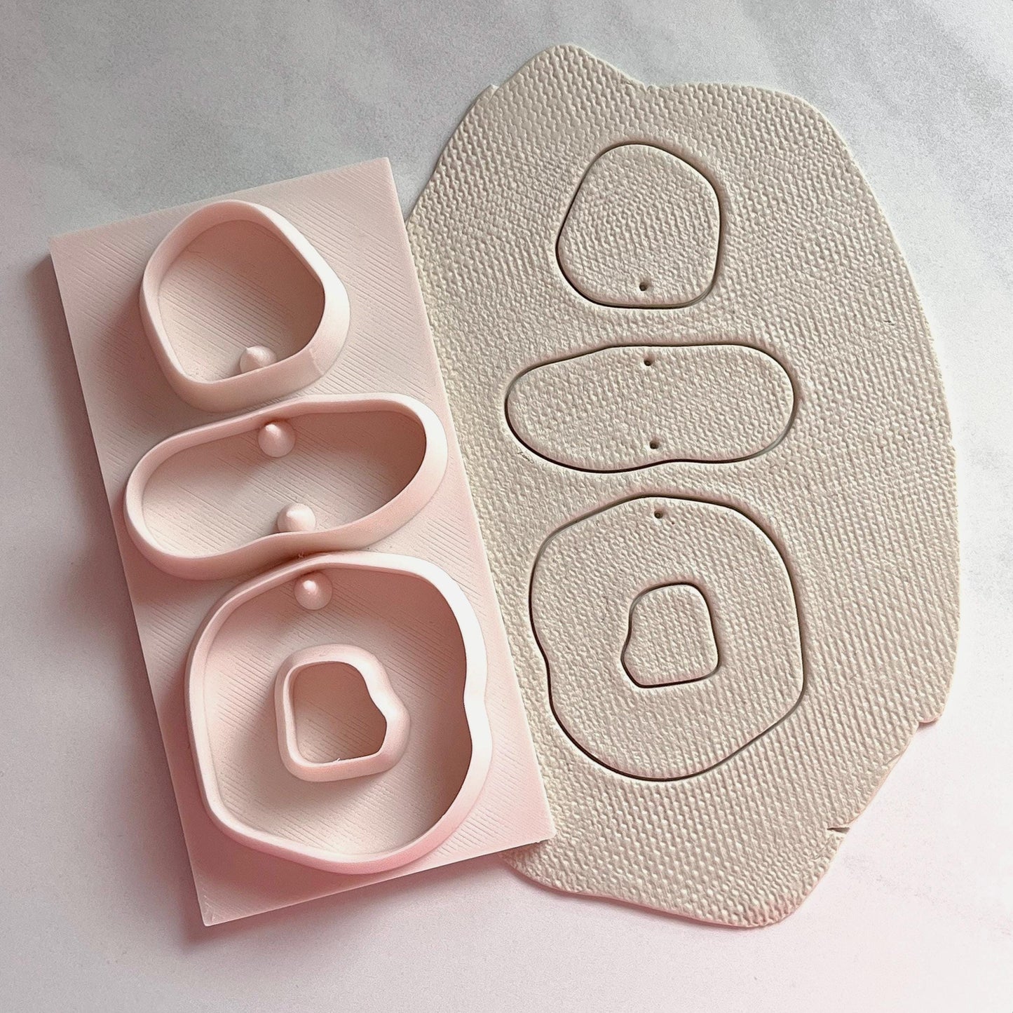 All-In-One Polymer Clay Cutter & Hole Punch | Statement Earrings | E-60