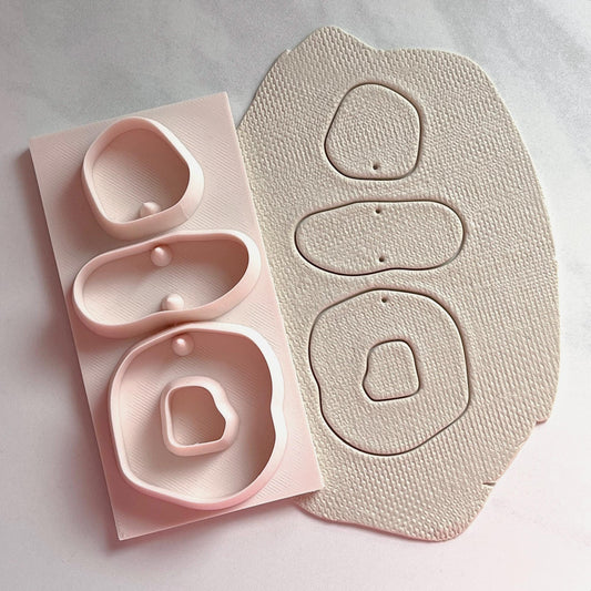 All-In-One Polymer Clay Cutter & Hole Punch | Statement Earrings | E-60