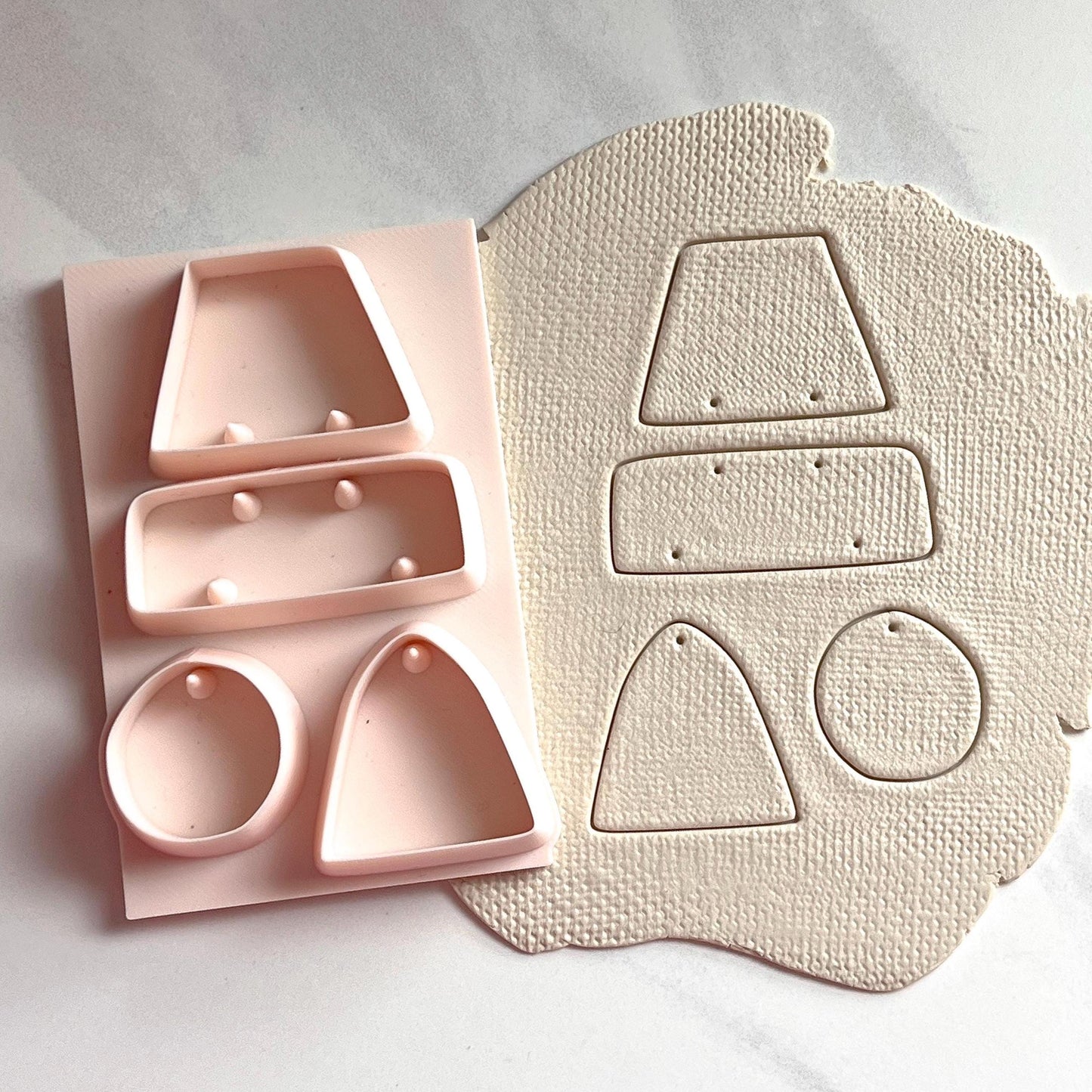 All-In-One Polymer Clay Cutter & Hole Punch Tool | Statement Earrings | E-117