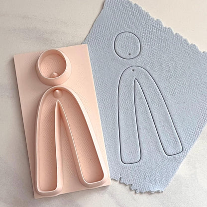 All-In-One Polymer Clay Cutter & Hole Punch Tool | Statement Earrings | D-23