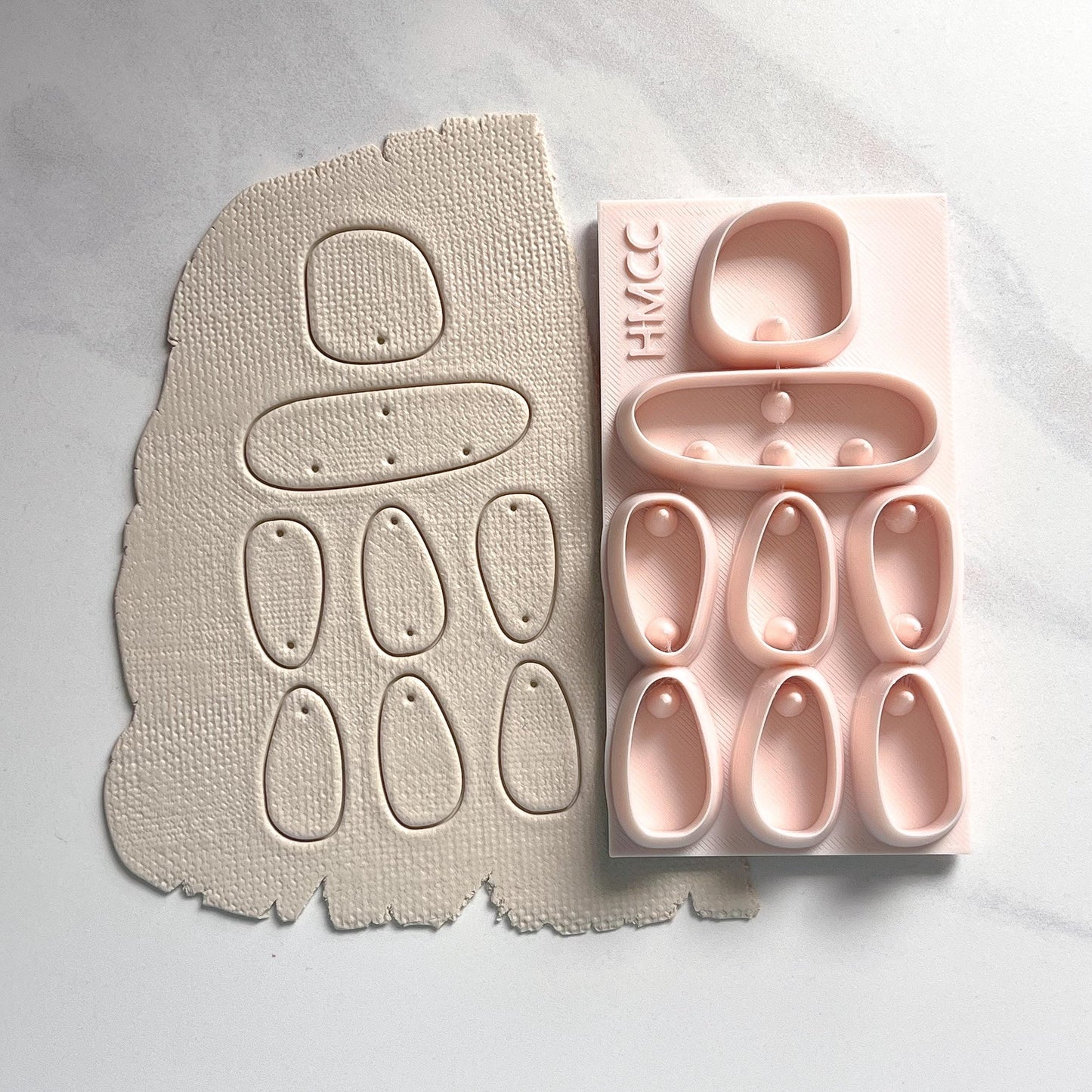 All-In-One Polymer Clay Cutter & Hole Punch Tool | Statement Earrings | E-92