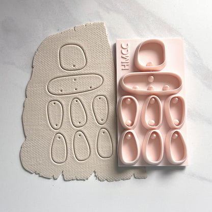 All-In-One Polymer Clay Cutter & Hole Punch Tool | Statement Earrings | E-92