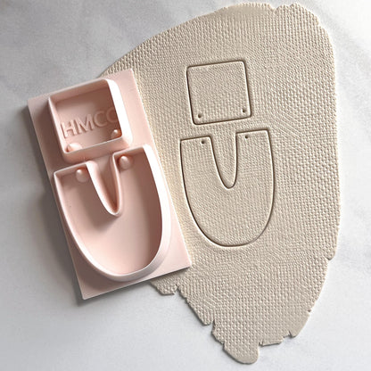 All-In-One Duo Clay Cutter & Hole Punch Tool | Statement Earrings |