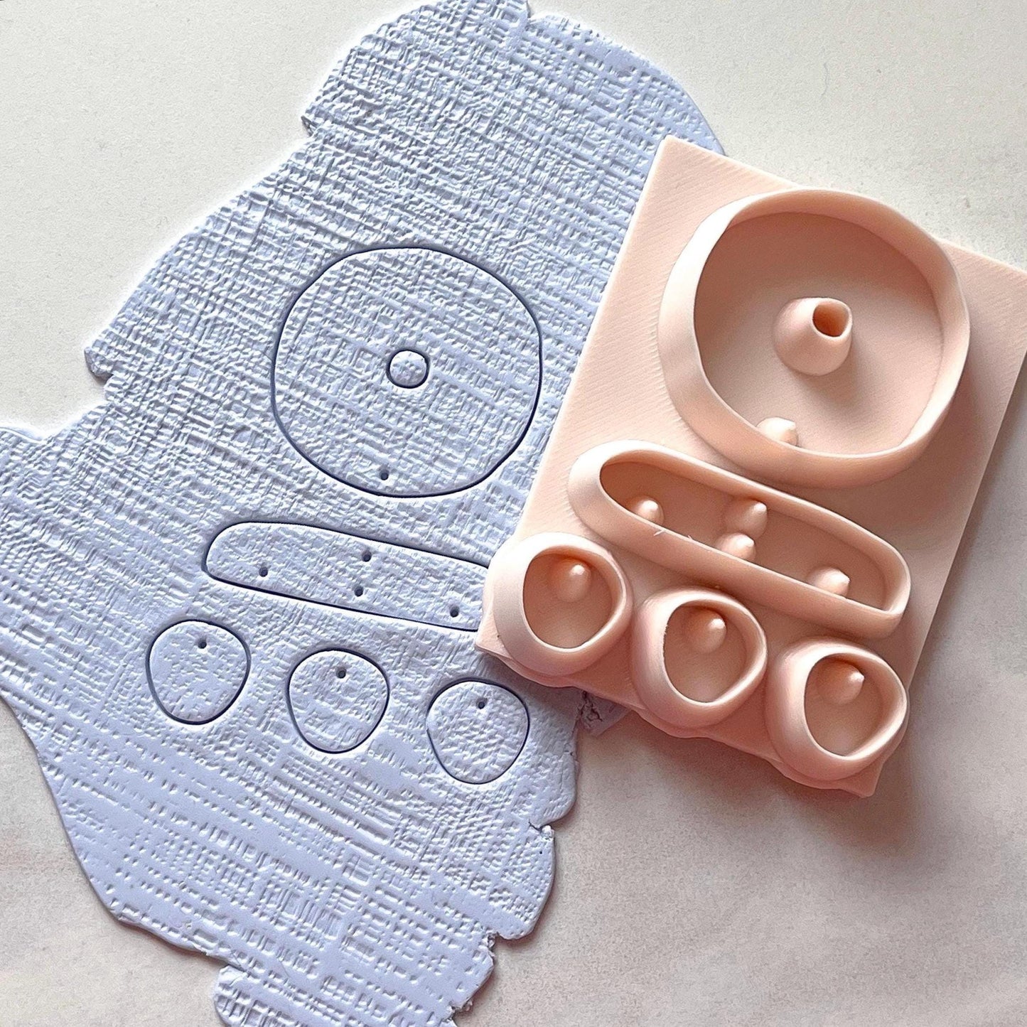 All-In-One Polymer Clay Cutter & Hole Punch Tool | Statement Earrings | E-26