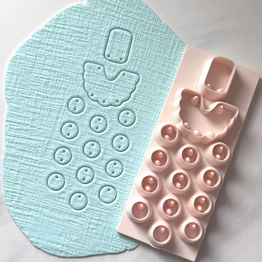 All-In-One Polymer Clay Cutter & Hole Punch Tool | Statement Earrings | E-91